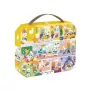Janod Puzzle im Koffer Tagesablauf 24 Teile 3+ Made in France