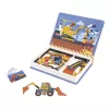 Janod Magnetibook Baustelle magnetisches Lernspiel