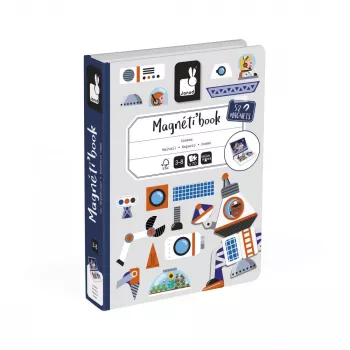 Janod Magnetibook Kosmos Magnetisches Lernspiel - Weltraum Thema