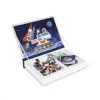 Janod Magnetibook Kosmos magnetisches Lernspiel – Weltraum-Thema