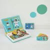 Janod Magnetibook Historia - Magnetisches Lernspielzeug für Kinder von 3-8 Jahren