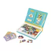 Janod Magnetibook Historia - Magnetisches Lernspielzeug für Kinder von 3-8 Jahren