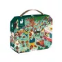 Janod Bear Family Dress-Up Puzzle im Koffer, 54 Teile