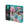 Janod Forest Glow-in-the-Dark Jigsaw Puzzle mit UV-Lampe 24 Teile