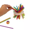 Janod Crazy Sticks Balancespiel – Geschicklichkeitsspiel aus Holz für 1–4 Spieler, mehrfarbig