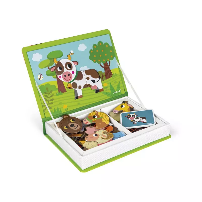 Janod Magnetibook Tiere magnetisches Buchspiel