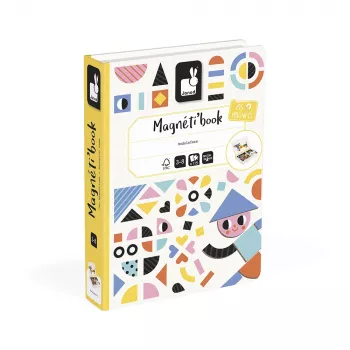 Janod Magnetibook Shapes Magnetisches Lernspielzeug 43 Teile 10 Karten ab 3 Jahren (Ausgabe 2026)