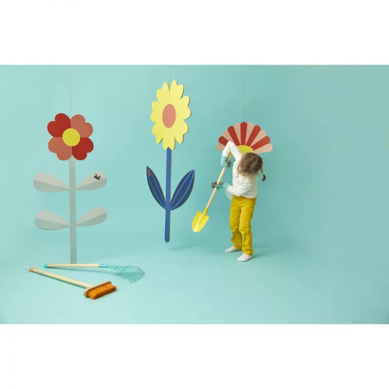 Janod Little Gardener Metall-Schaufel Orange