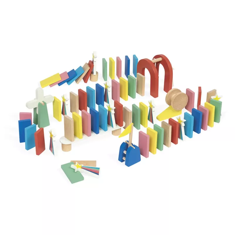 Janod Domino Hindernisparcours 100 Teile 3+