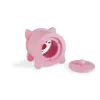 Janod Wooden Piggy Bank Pink Natural Wood J04653