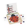 Janod Holzmosaik-Puzzle Symmetrie und Codierung 4in1 5+