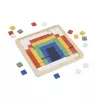 Janod Holzmosaik-Puzzle Symmetrie und Codierung 4in1 5+