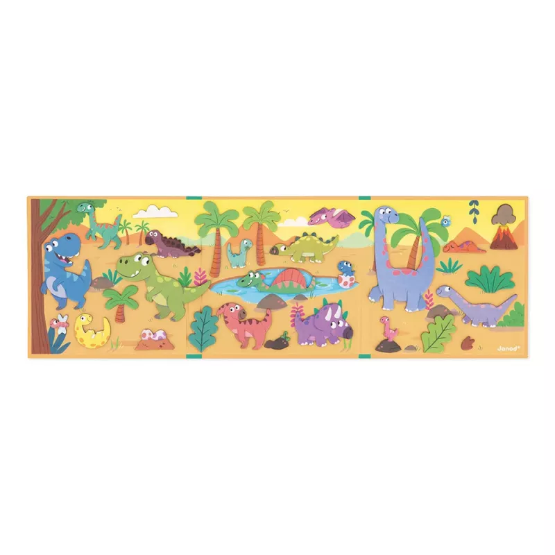Janod Magneti'stories Dinozaury Magnetic Story Box