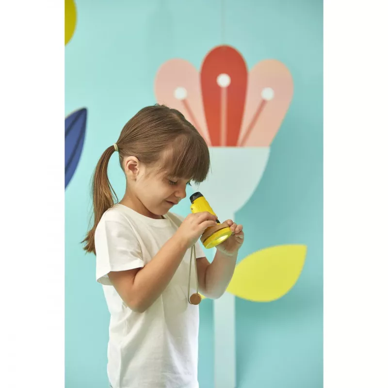 Janod J06303 Taschenmikroskop für Kinder 30x-120x LED-Licht