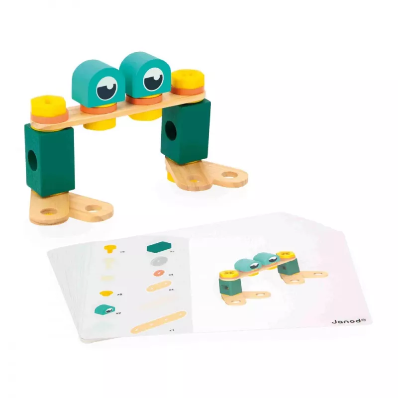 Janod Brico'kids 50-teiliges Baukasten-Set ab 3 Jahren