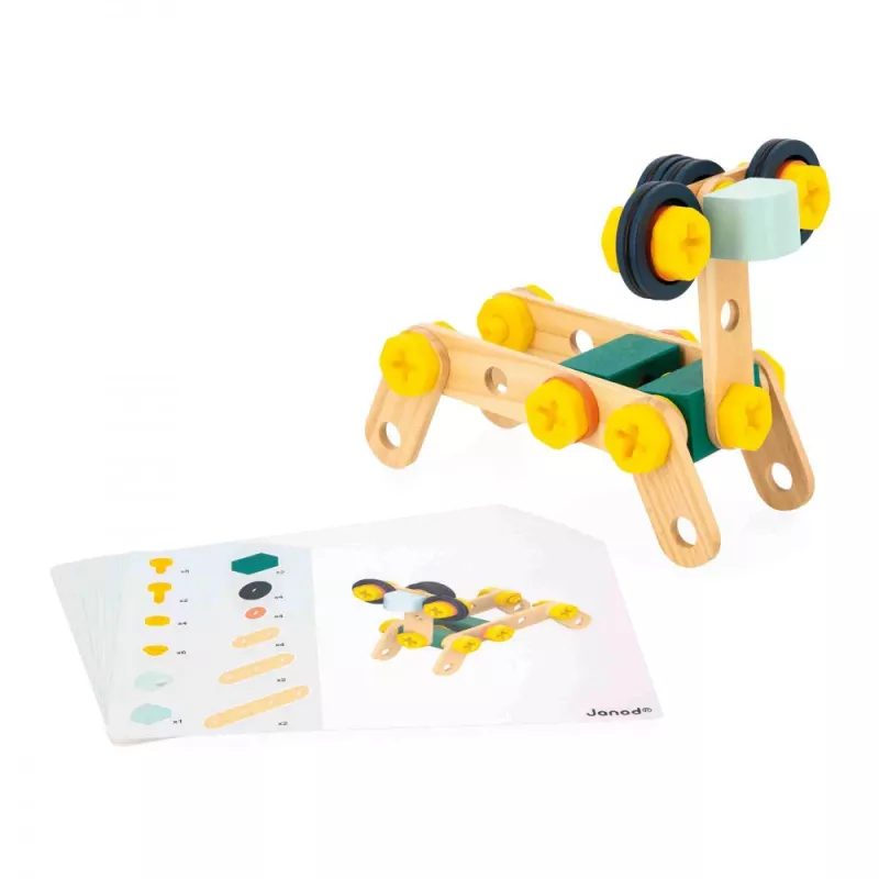 Janod Brico'kids 50-teiliges Baukasten-Set ab 3 Jahren