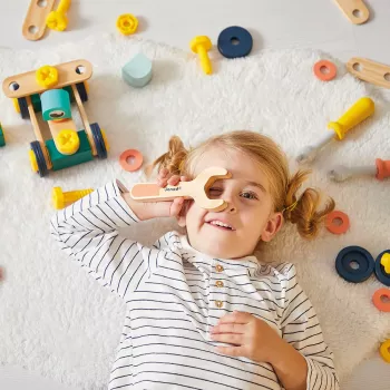 Janod Brico'kids 100-teiliges Baukasten-Set ab 3 Jahren