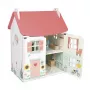 JANOD Lilliputiens Puppenhaus aus Holz mit 15 Zubehörteilen J06467