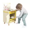 Janod Holz-Spielküche mit 10 Zubehörteilen Shiny Grandma 3+