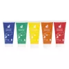 JANOD Finger Paints 5 Farben 400 ml Wasserbasiert Ungiftig Abwaschbar Kunstfarbe für Kleinkinder ab 18 Monaten
