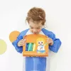 JANOD Finger Paints 5 Farben 400 ml Wasserbasiert Ungiftig Abwaschbar Kunstfarbe für Kleinkinder ab 18 Monaten