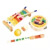 Janod Gioia Musikspielzeug-Set - 5 Instrumente, Holz, Pastellfarben, ab 18 Monaten