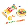 Janod Gioia Musikspielzeug-Set – 5 Instrumente, aus Holz, Pastellfarben, ab 18 Monaten