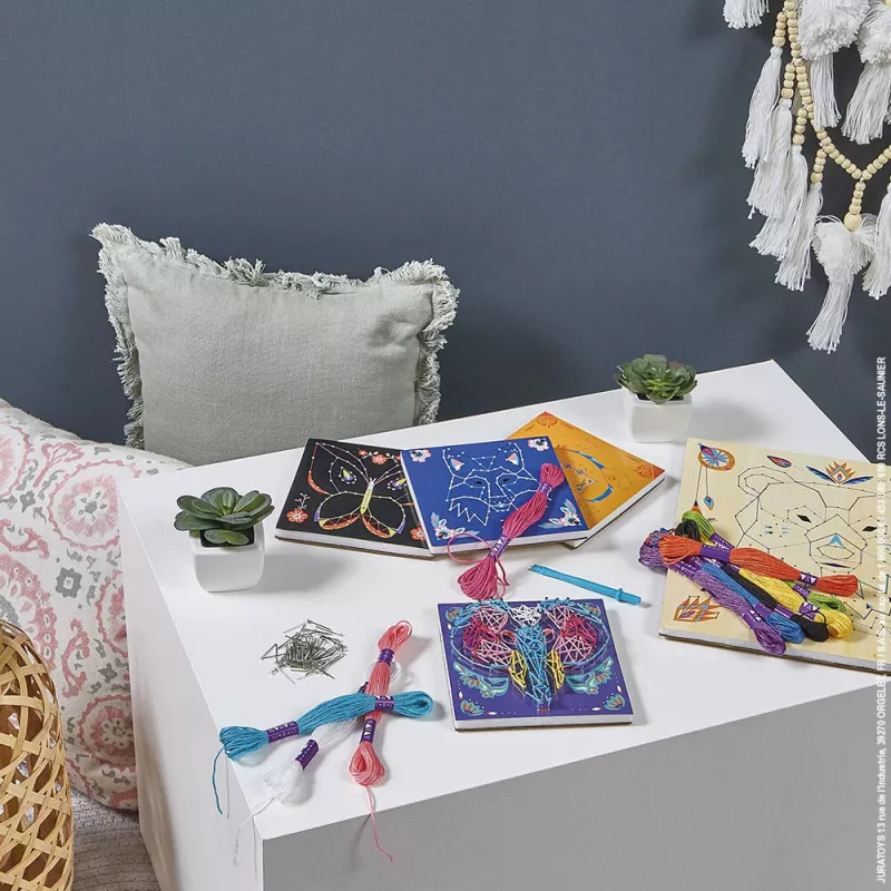 Janod 3D String Art Animals Kreativ-Bastelset