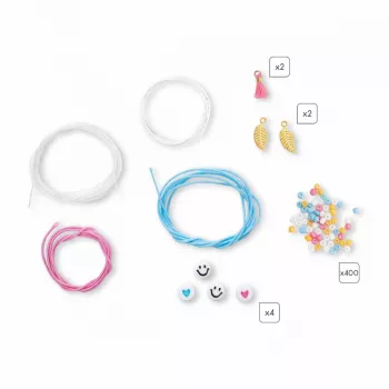 Janod DIY Schmuckherstellungsset Blumenperlen 6+