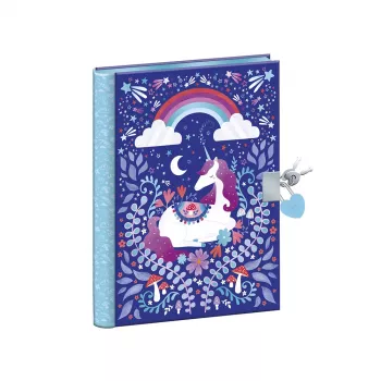Janod Secret Diary mit Schloss Unicorn Dreamland 6+