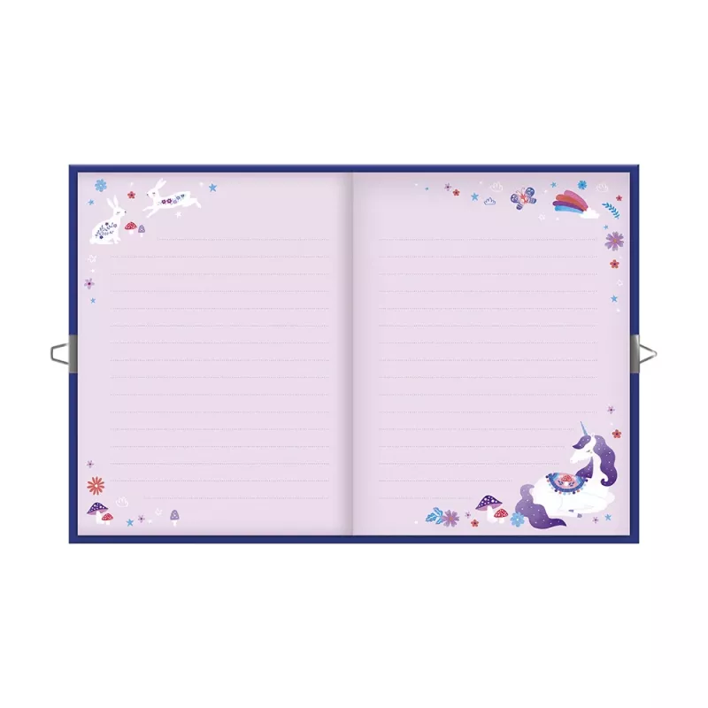 Janod Secret Diary mit Schloss Unicorn Dreamland 6+