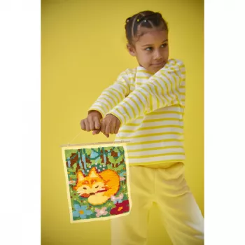 Janod Kreativ-Stickerset Leinwand Fuchs 8+