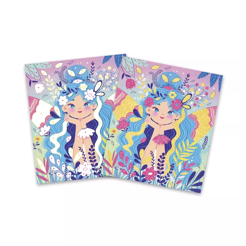 Janod Glitter Fairy Kreativset für Kinder ab 6 Jahren