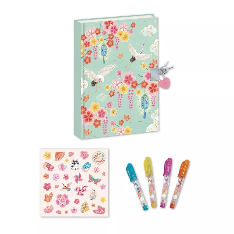 Janod Kreativset Geheim-Tagebuch Japanese Dreams 7+