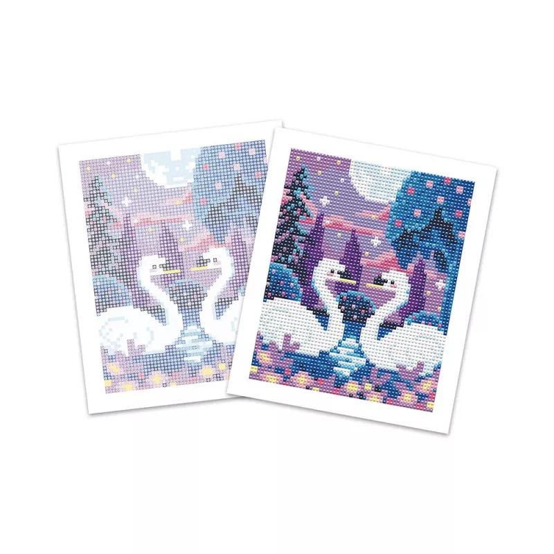 Janod Diamond Painting Kit Glow-in-the-Dark Moonlight Night Scene 8+