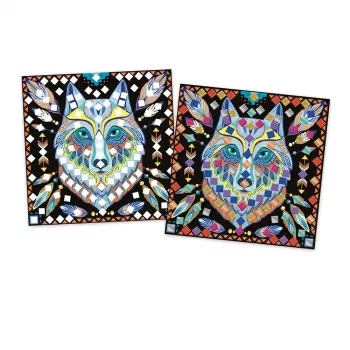 Janod Kreativ-Mosaik-Set Mandala Party Friends 5-8 Jahre