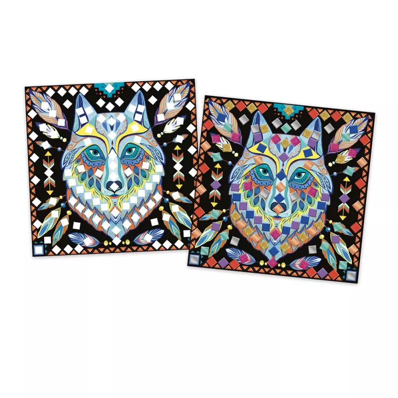 Janod Kreativ-Mosaik-Set Mandala Party Friends 5-8 Jahre