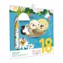 Janod My Arts & Crafts Wasser-Malbuch zum Wiederverwenden - Süße Tiere - ab 18 Monaten