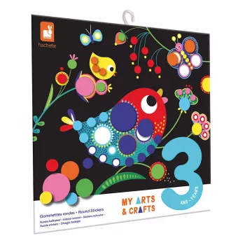 Janod My Arts & Crafts Runde Aufkleber Kreativ Mehrfarbig Set