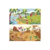Janod My Arts & Crafts Dinosaur Reusable Sticker Set for Toddlers 2+