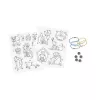 Janod DIY Schrumpffolien-Kunstset - Katzen & Hunde - 10 Ornamente - ab 7 Jahren