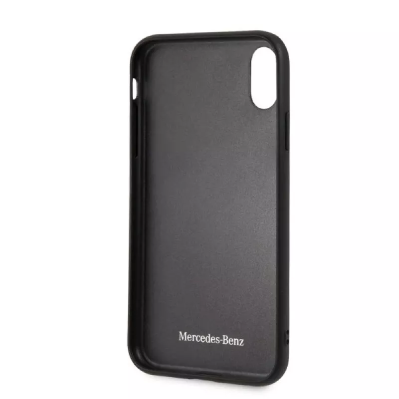 Mercedes-Benz MEHCI61THLBK New Organic I Hard Case für Apple iPhone Xr - Schwarz