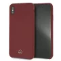Mercedes-Benz MEHCI65SILRE Silikon-Hardcase für Apple iPhone Xs Max, Rot
