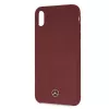 Mercedes-Benz MEHCI65SILRE Silikon-Hardcase für Apple iPhone Xs Max, Rot