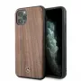 Mercedes-Benz Wood Line Walnut Hard Case für Apple iPhone 11 Pro Max - Braun