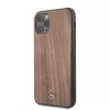 Mercedes-Benz Wood Line Walnut Hard Case für Apple iPhone 11 Pro Max - Braun
