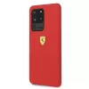 Ferrari Hardcase FESSIHCS69RE Silikon-Rückseitenhülle für Samsung Galaxy S20 Ultra - Rot