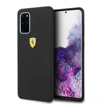 Ferrari Hardcase FESSIHCS67BK Silikon-Rückseitenhülle für Samsung Galaxy S20+ (G985) - Schwarz