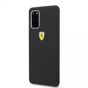 Ferrari Hardcase FESSIHCS67BK Silikon-Rückseitenhülle für Samsung Galaxy S20+ (G985) - Schwarz