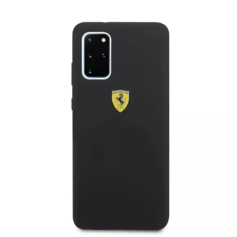 Ferrari Hardcase FESSIHCS67BK Silikon-Rückseitenhülle für Samsung Galaxy S20+ (G985) - Schwarz